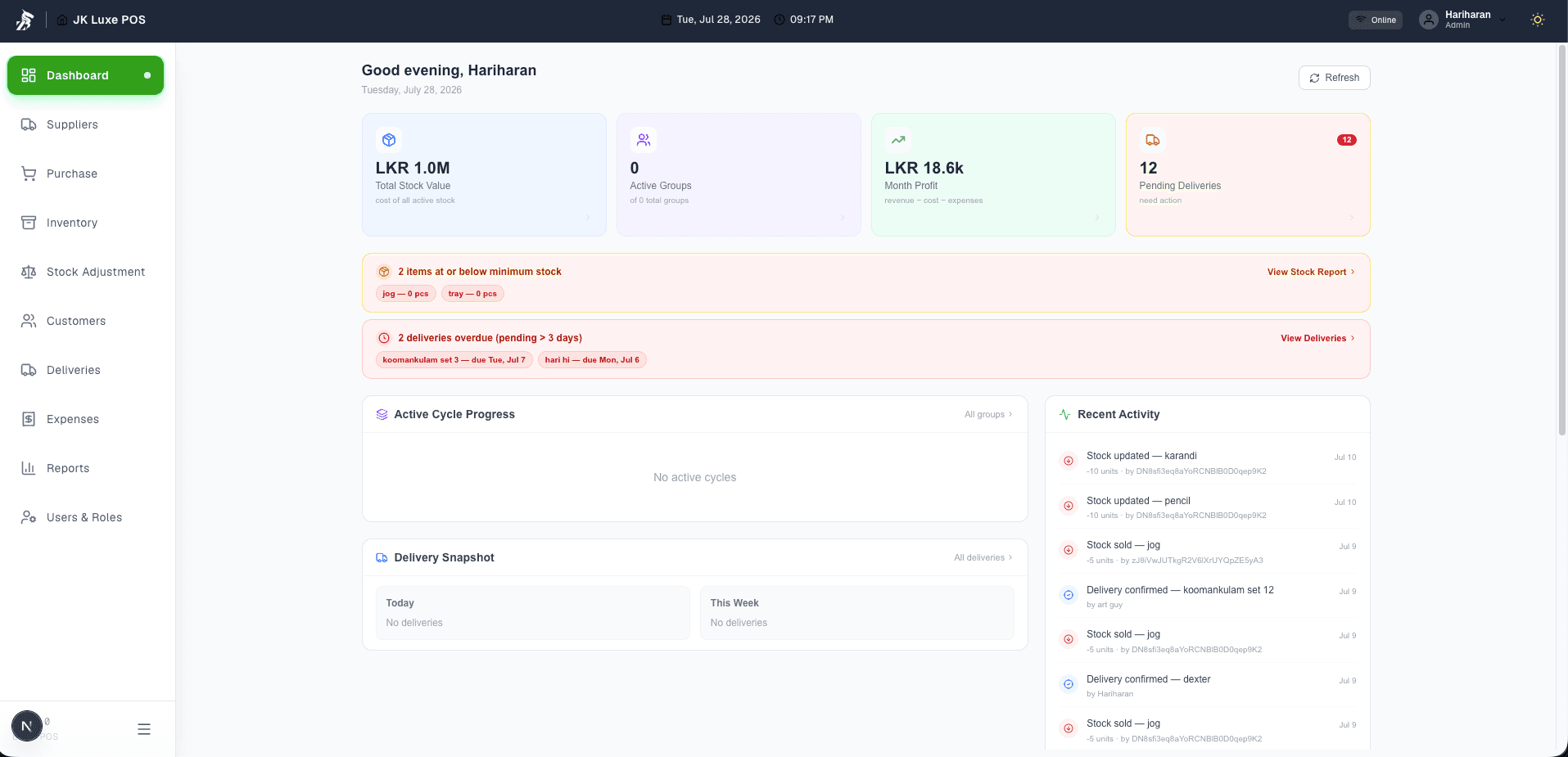 Distribution & Cycle Management Platform